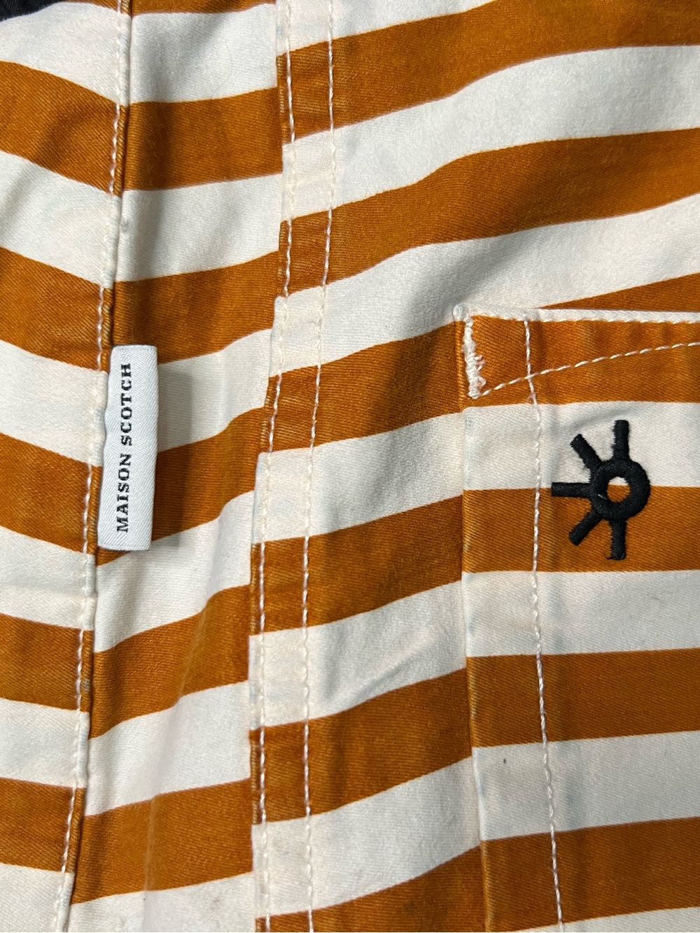 Scotch & Soda Maison Scotch Striped Mid-Rise Skinny Jeans 30/32 - Picture 6 of 9